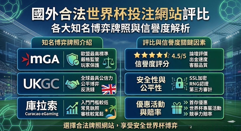 各大知名博弈牌照與信譽度解析